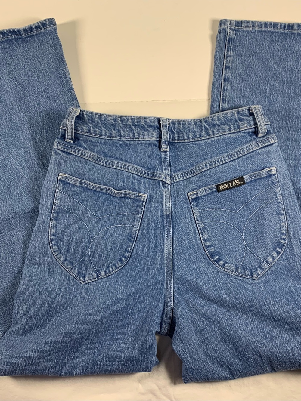 Rolla’s High Rise Wide Leg — Medium Wash, Size 27 - Picture 4 of 4